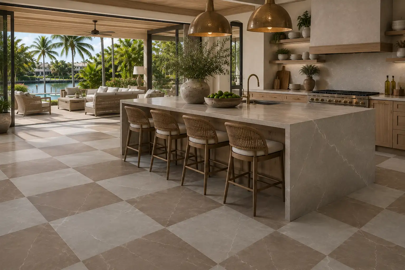 Luxury Amani Grey and Bronze Field Tile